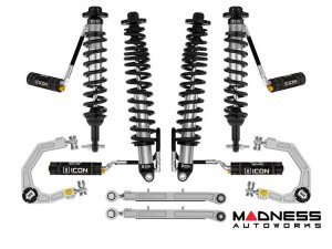 Ford Bronco Suspension System - ICON - Stage 6 - 2.5 Series Coilover - Billet UCA & Links - Sasquatch Models - Heavy Rate Spring